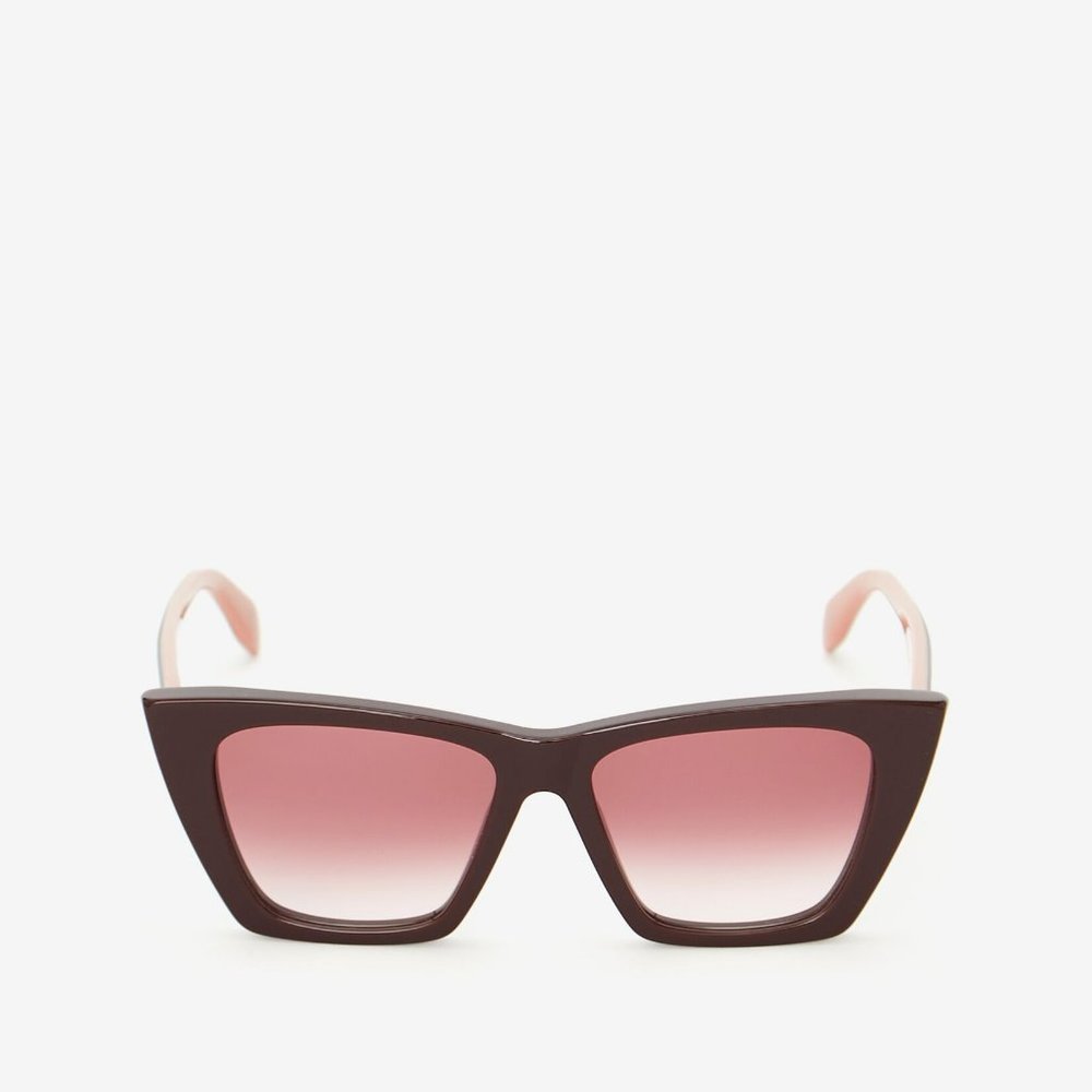 Alexander McQueen Selvedge Cat-eye Sunglasses